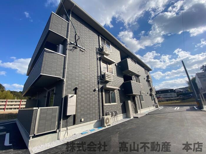 宗像市緑町のアパートの外観