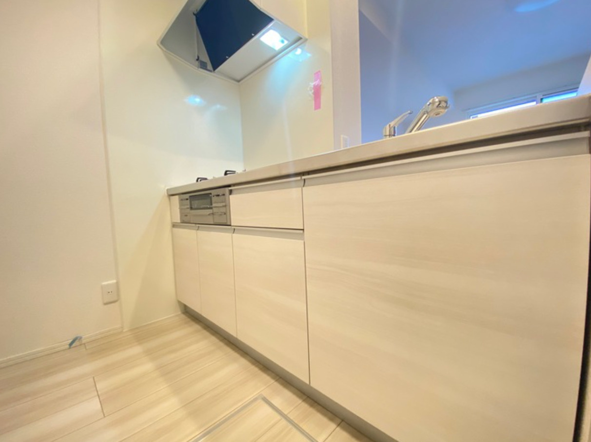 宗像市緑町のアパートのキッチン