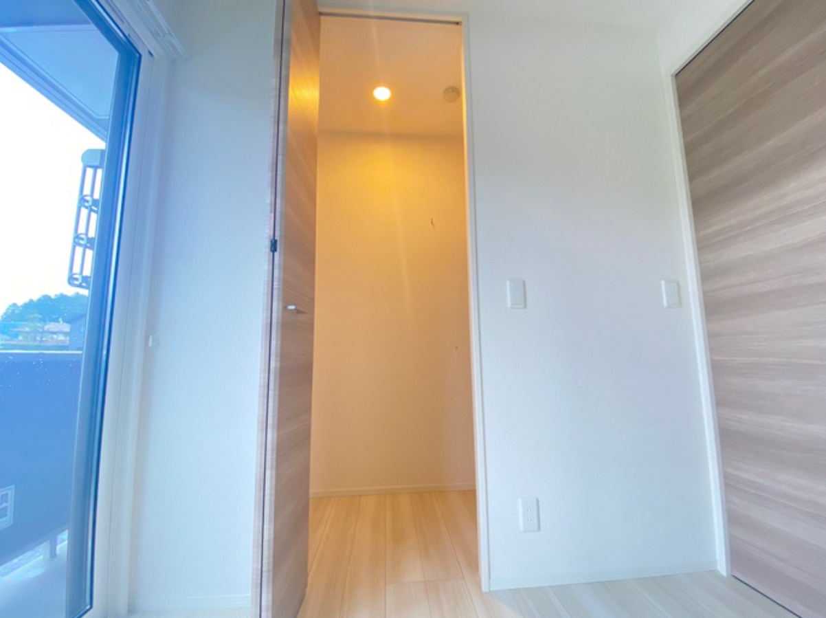 宗像市緑町のアパートの収納