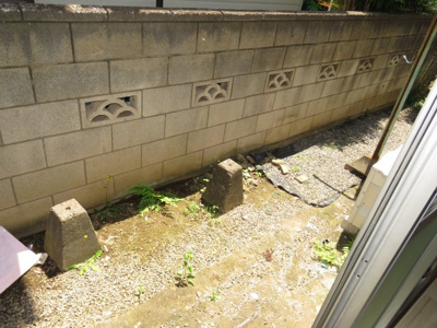 【庭】 | メゾンドリバティ | １階のお部屋になります