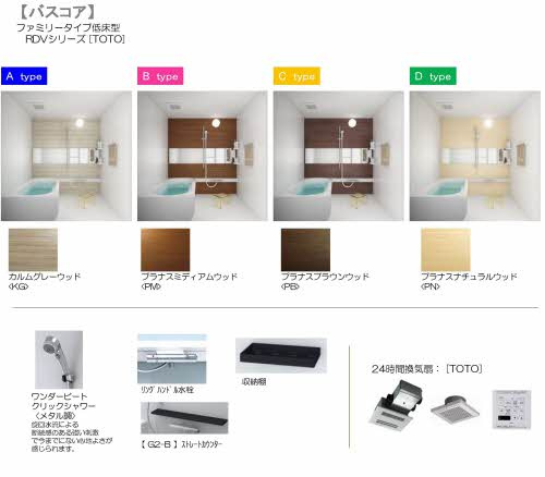 ベルデガゾンの浴室