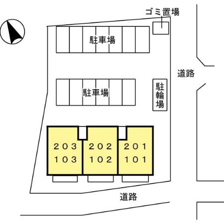 ウィルモアーベの区画図