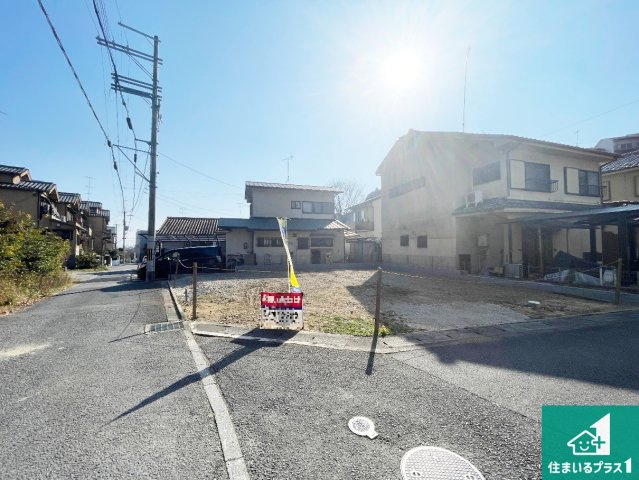 京都市北区大宮釈迦谷　第1期　新築一戸建ての前面道路含む現地写真|周辺は落ち着いた街並みの住宅地！子育てがしやすい住環境です！まだ未完成ですが、現地でしかわからない事もございます。是非一度ご覧ください。