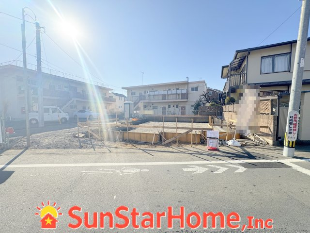 【サンスターホーム】福生市熊川　省エネ新築戸建の外観