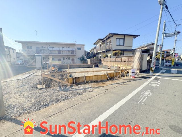 【サンスターホーム】福生市熊川　省エネ新築戸建の外観