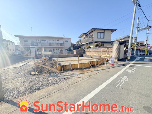 【サンスターホーム】福生市熊川　省エネ新築戸建の外観