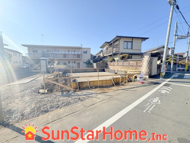 【サンスターホーム】福生市熊川　省エネ新築戸建の外観