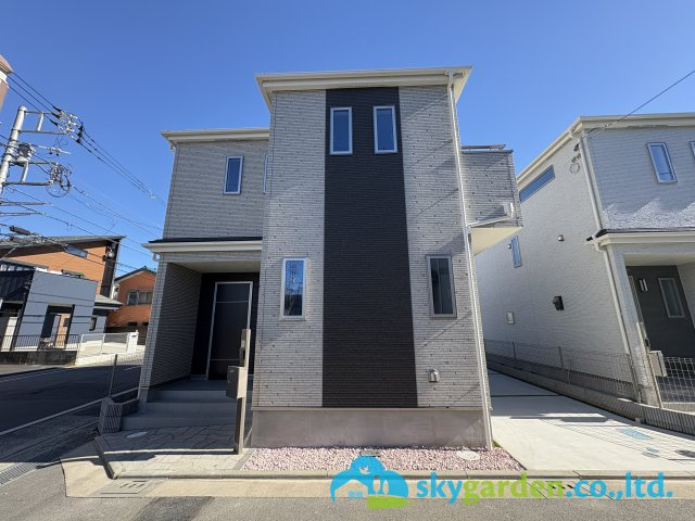 茅ヶ崎市円蔵1丁目　新築戸建　全2棟A号棟の外観|日照良好　3000万円台の新築一戸建て