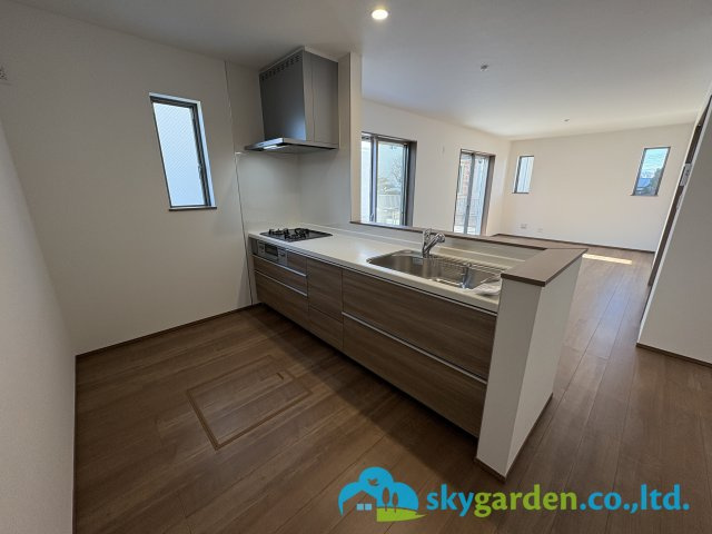 茅ヶ崎市円蔵1丁目　新築戸建　全2棟A号棟のキッチン|システムキッチン