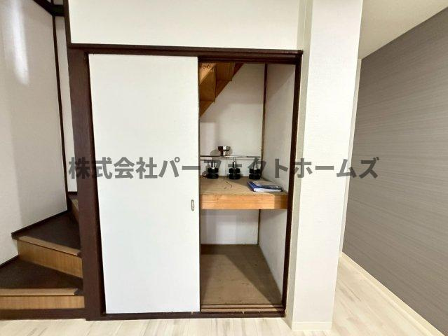高柳2丁目戸建　賃貸の収納|専用の収納スペースです