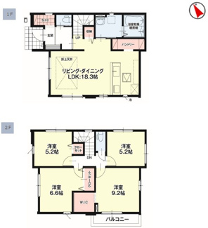 【間取り】 | 下荒田4丁目　新築戸建　2