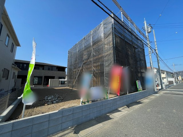 新築戸建・新築建売　足利市大沼田町第2　毛野小学校・毛野中学校の外観|陽当たり良好な角地物件！