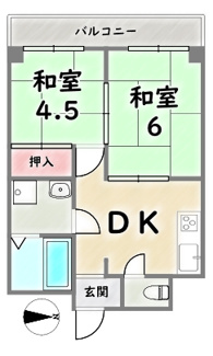 【間取り】 | 西京極ハイツ