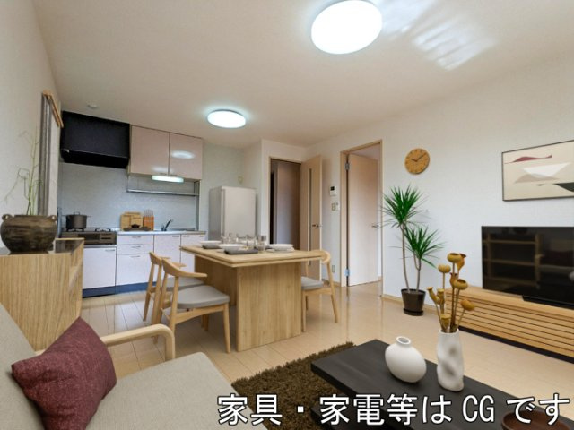 ハイム上野町　ＣＤＥの居間・リビング