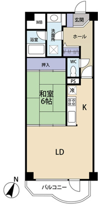 【間取り】 | ルシーヌ南熱海　4階