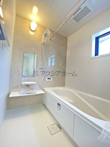 所沢市上新井1丁目・全6棟　新築一戸建　5号棟　の浴室|1坪タイプのユニットバス