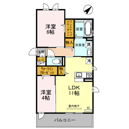 グランシャリオの間取り