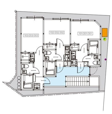 【区画図】 | T.A北区上中里3丁目A棟