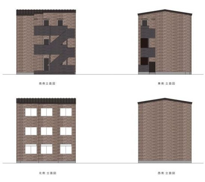 【外観パース】 | T.A北区上中里3丁目A棟