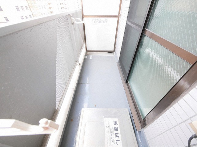 カルム四天王寺のバルコニー