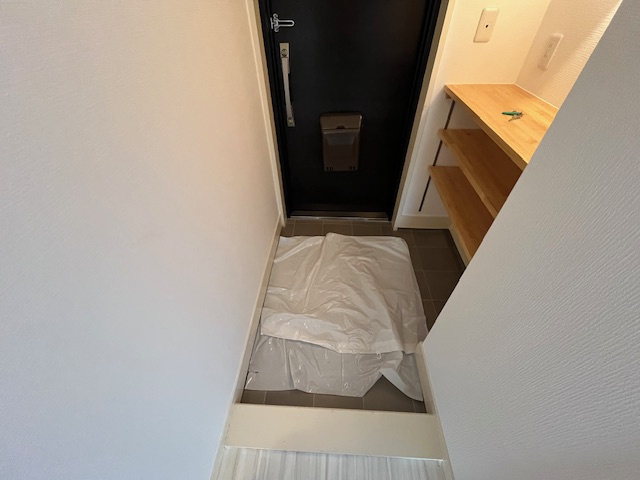 グリーンコーポ狭山の玄関