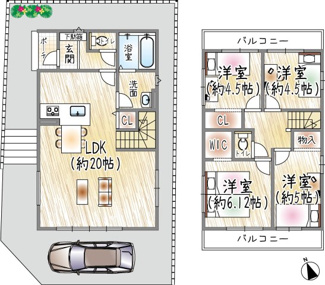 【間取り】 | 箕面2丁目