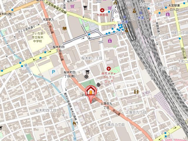 カーサ・ソンリエンテの地図