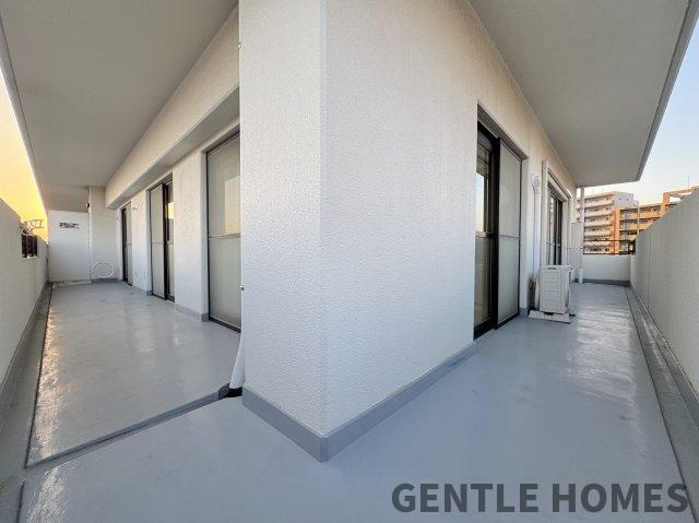 ダイナコート吉塚のバルコニー|広々とした２面バルコニー♪