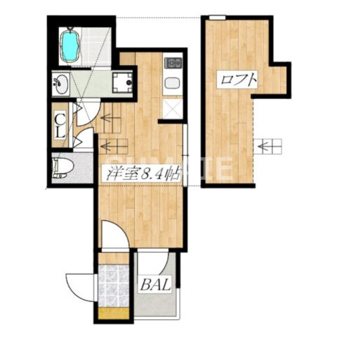 G-Residence　Koiwaの間取り|ロフト付きのお部屋です☆