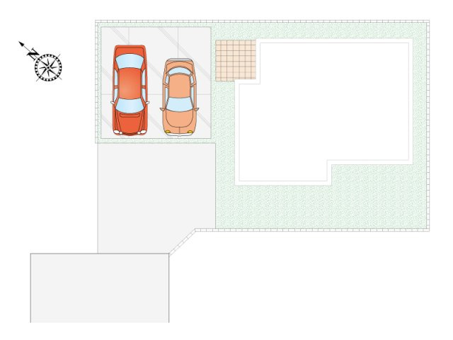 【区画図】 | 北本市本宿4丁目　新築戸建　全8棟　2号棟