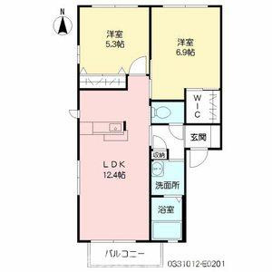 ヴィサージュ本城 A棟の間取り