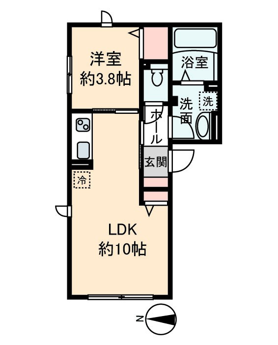 メゾンルテチアの間取り