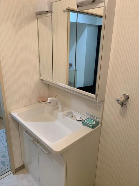 ダイアパレス津田沼の独立洗面台