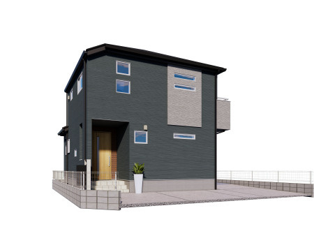 【外観パース】 | 北本市本宿4丁目　新築戸建　全8棟　3号棟 | 3号棟