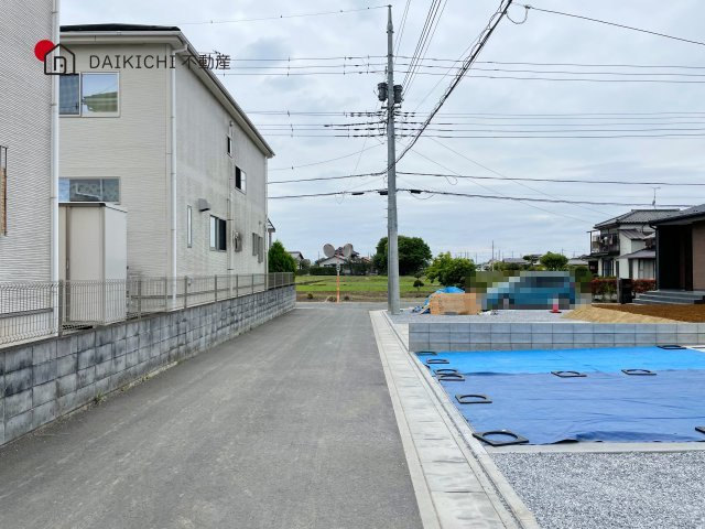 【前面道路含む現地写真】 | 加須市多門寺　Livele Garden.S　新築戸建　全6棟　5号棟
