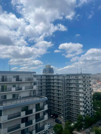 コスモ大島ロイヤルフォルム　１１階　空室　最　上階の展望