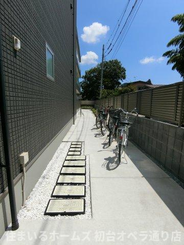 PRISMA THE GARDENのその他共用部分|駐輪場完備です