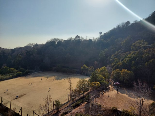 ジャルダン宝塚中山台弐番館A棟の展望|バルコニーからの眺望