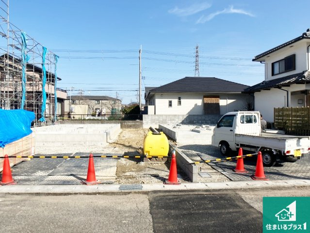 加東市上滝野　新築一戸建ての外観|現在建築中！落ち着いた街並みで新生活を始めることが出来そう！周辺の物件も併せてご紹介させて頂きます！
