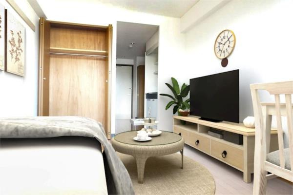 ピュアメゾンティーアンドワイの寝室