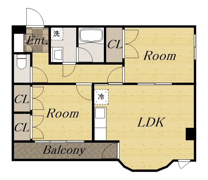 メゾンド中山の間取り