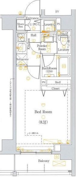 ＤＩＰＳ新宿御苑の間取り|ＤＩＰＳ新宿御苑