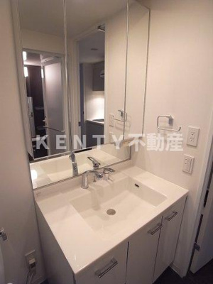 【洗面所】 | レジデンス大森 | コンパクトで使いやすい洗面所