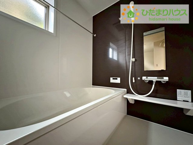 常陸大宮市中富町第3　新築戸建　2号棟の浴室|大人が足を伸ばしても十分な広さ！一人でゆっくりくつろぐ時間も大切です！