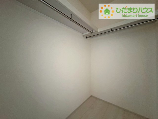 常陸大宮市中富町第3　新築戸建　2号棟の収納|コートやジャケットはも"ママに人気のウォークインクローゼット付き！
ちろん、季節物や布団なども全部収納できちゃいます(^^)/"