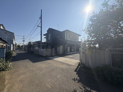 【前面道路含む現地写真】 | 白岡市寺塚の古家付売地