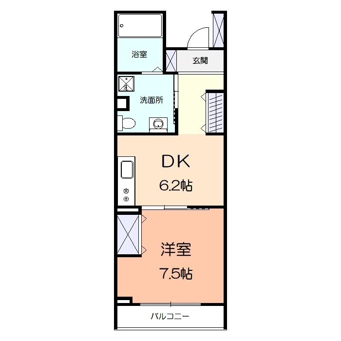 アルカンシエルの間取り