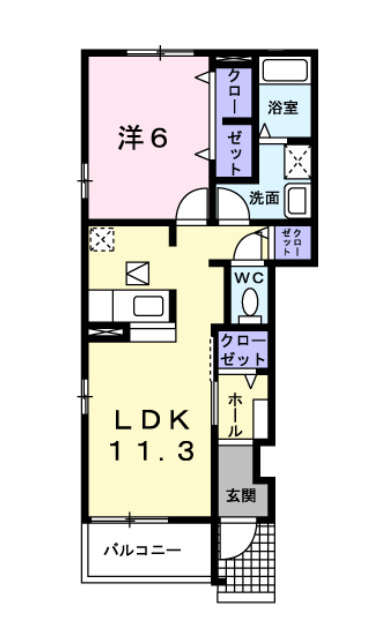 ブライトの間取り