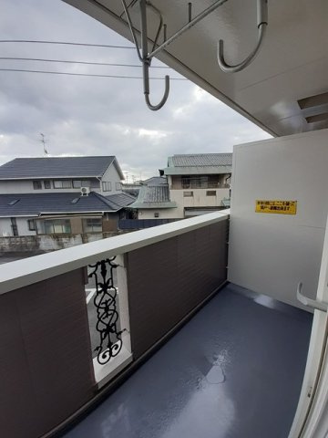 ウィスティリアＡのバルコニー