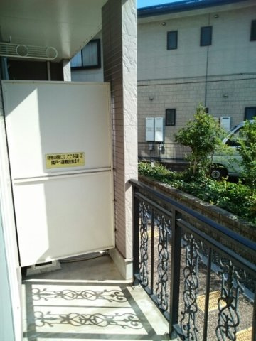 ウィスティリアＢのバルコニー